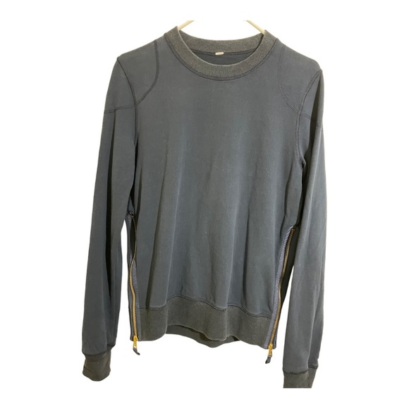 Lululemon crewneck sweater zipper on side open to mesh no tag pit =20”le… - Picture 11 of 11
